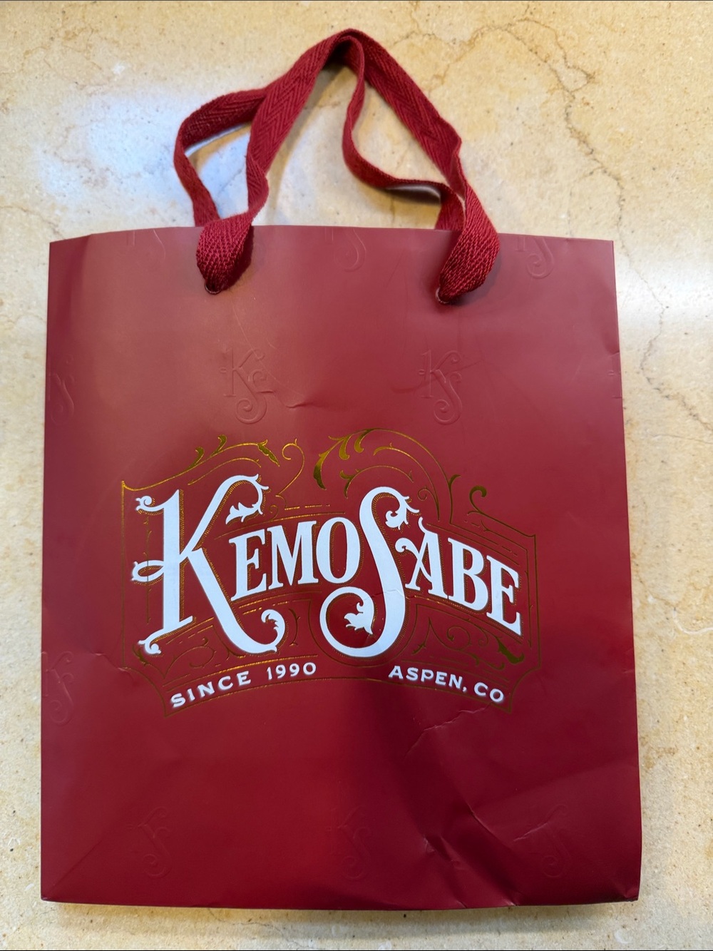 Kemo Sabe Red Tote Bag - Branded Shopper Tote